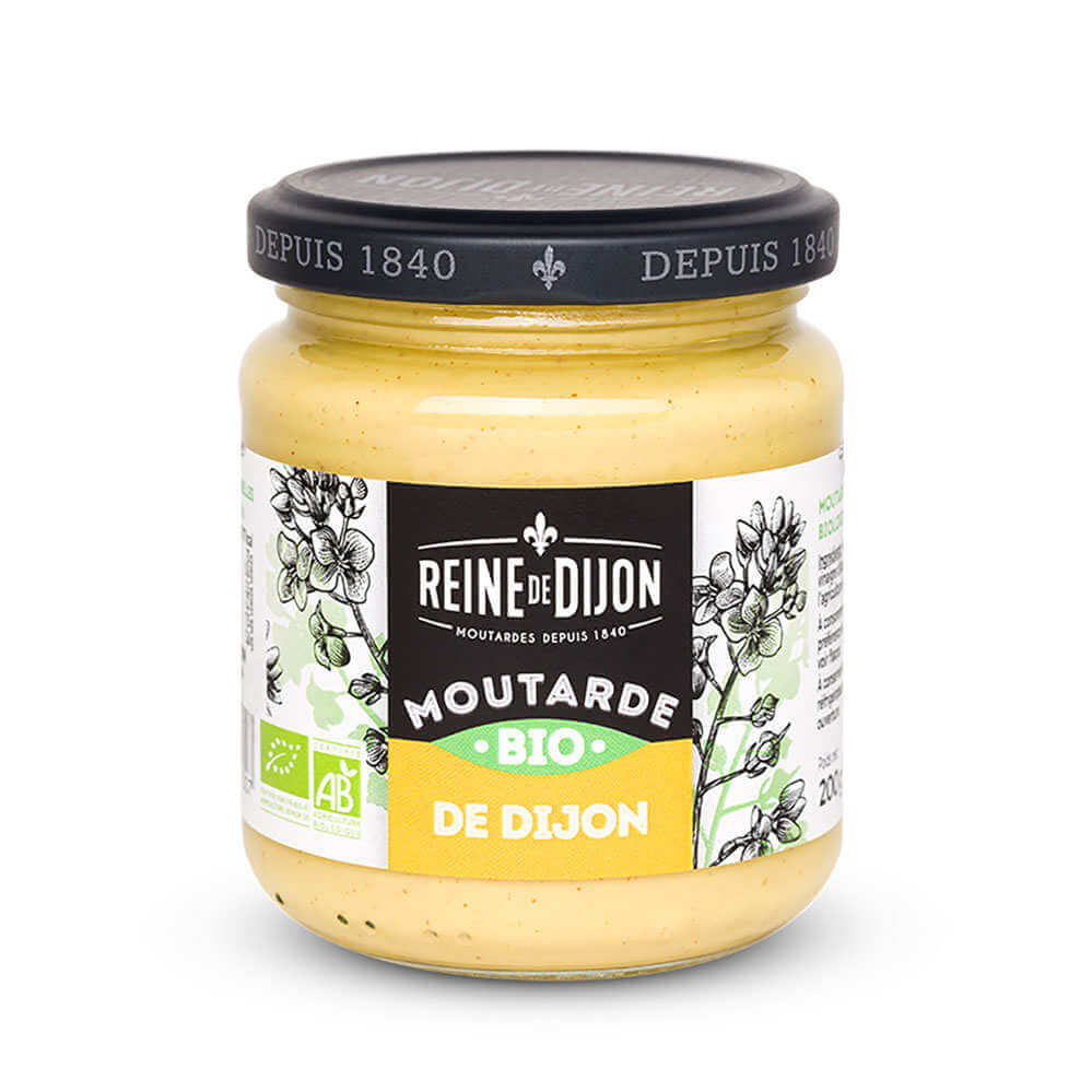 Organic Dijon mustard Extra strong – Reine de Dijon
