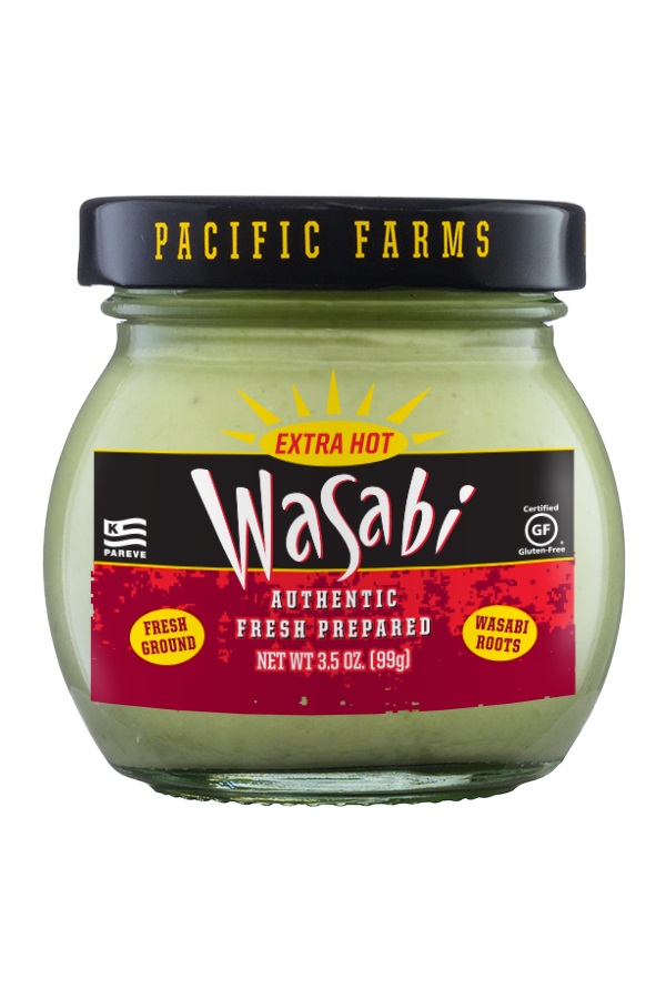 پودر سس واسابی Wasabi Sauce سس واسابی Wasabi Sauce , سس واسابی یا ترب ژاپنی یک نوع سبزی است که بسیار نزدیک به خانواده کلم و تربچه است. واسابی با طعم و مزه داغ و ترش است که بسیار شبیه به خردل گرم است و اغلب در کنار غذاهای ماهی و سوشی مصرف می شود.
