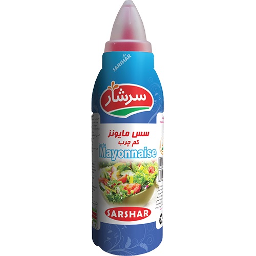 فروش سس مایونز دبه ای و تک نفره برند سرشار
