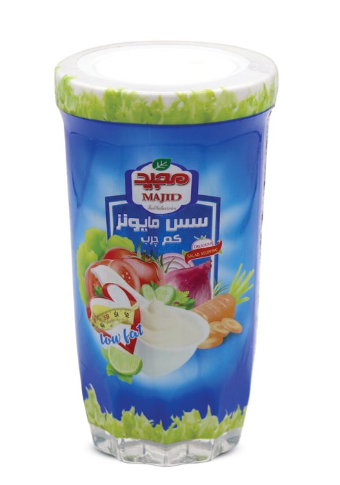 فروش سس مایونز رستورانی دبه ای و ساشه برند مجید