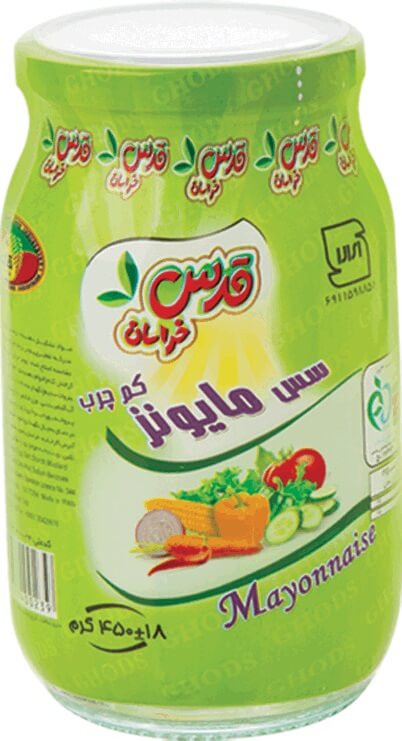 خرید سس مایونز تک نفره ساشه ای عمده برند قدس خراسان