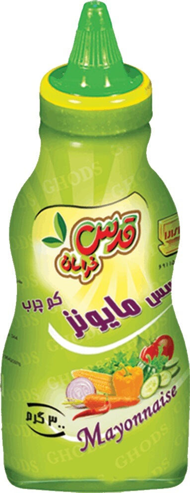 خرید سس مایونز تک نفره ساشه ای عمده برند قدس خراسان