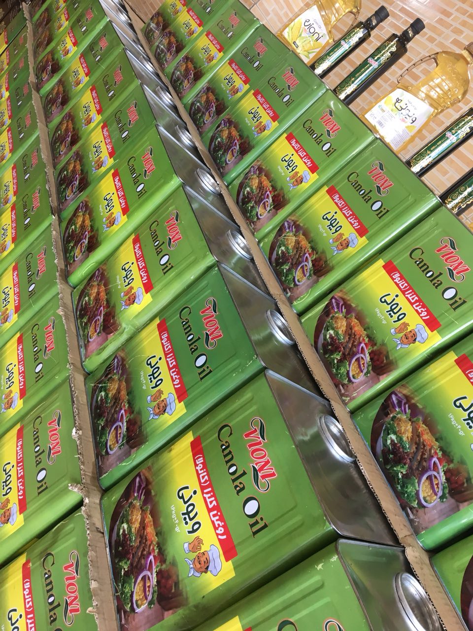 خرید روغن سرخ کردنی و سویا ویونی حلب قیمت عمده