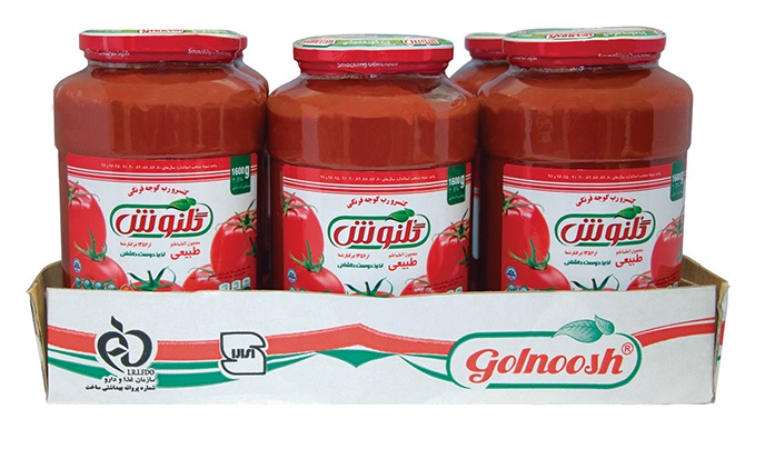خرید رب گوجه گلنوش عمده قیمت درب کارخانه