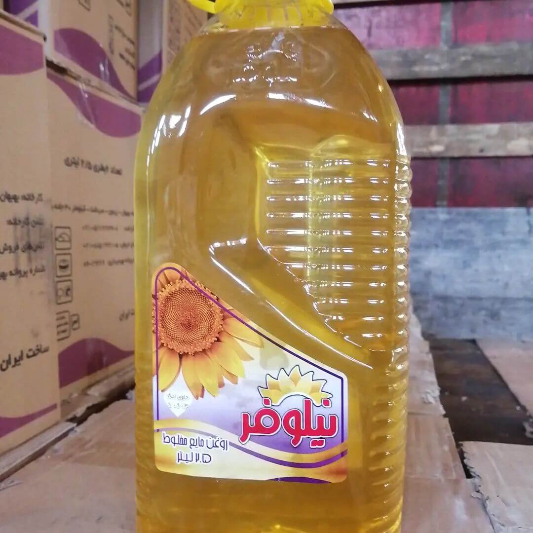 خرید روغن مایع سرخ کردنی نیلوفر قیمت عمده