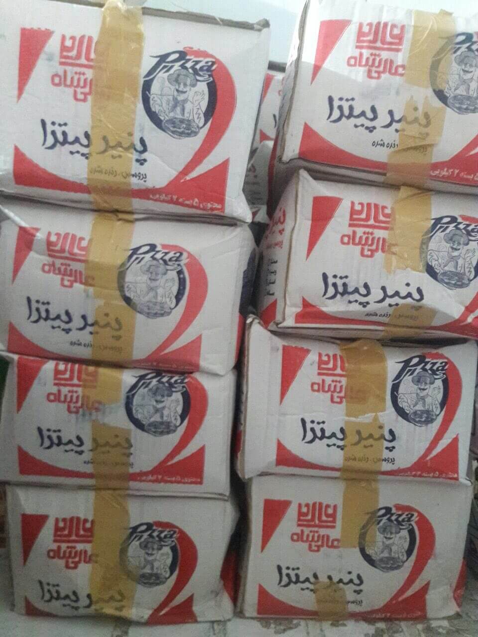 خرید پنیر پیتزا فله رشته ويژه طبس در حد مطهر
