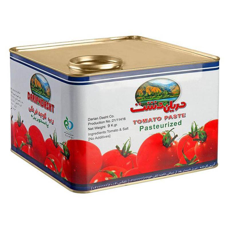 خرید رب گوجه حلب دریان دشت قیمت عمده