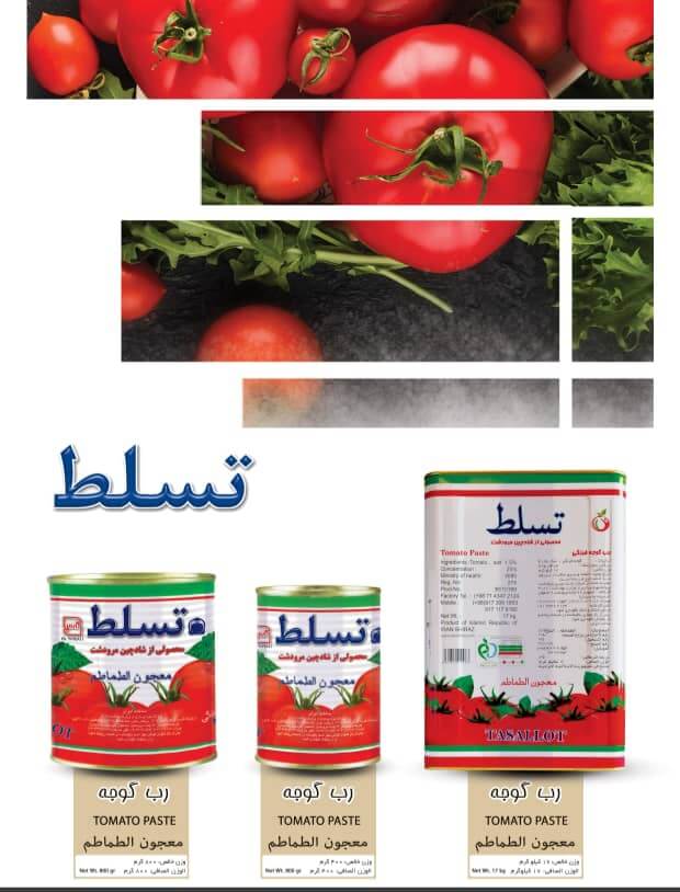 خرید رب گوجه فرنگی تسلط و برازنده قیمت عمده