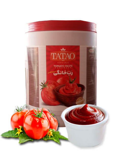 خرید رب گوجه دبه ای و بشکه ای تاتائو عمده