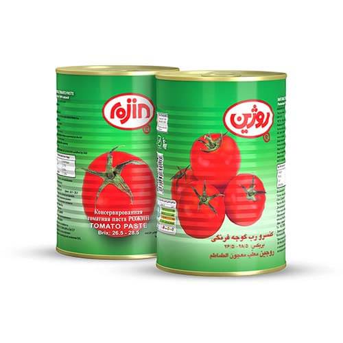 خرید رب گوجه فرنگی روژین قیمت عمده