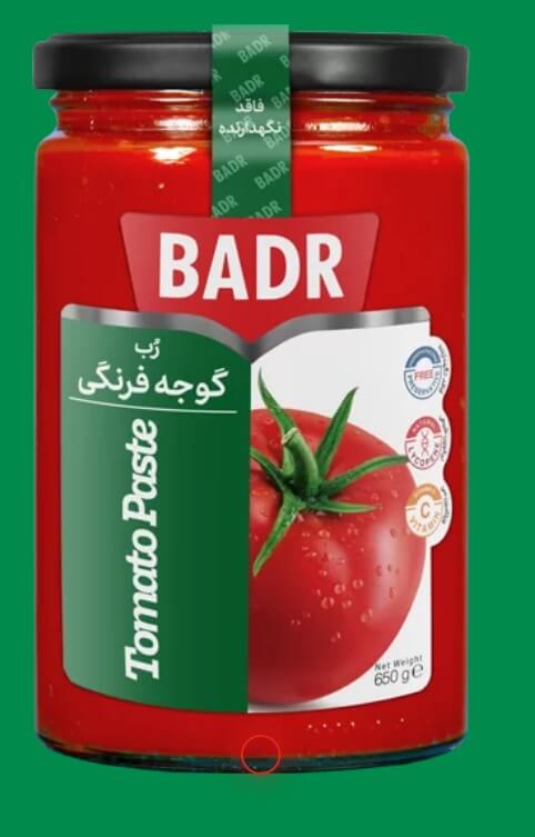خرید رب گوجه فرنگی بدر قیمت عمده