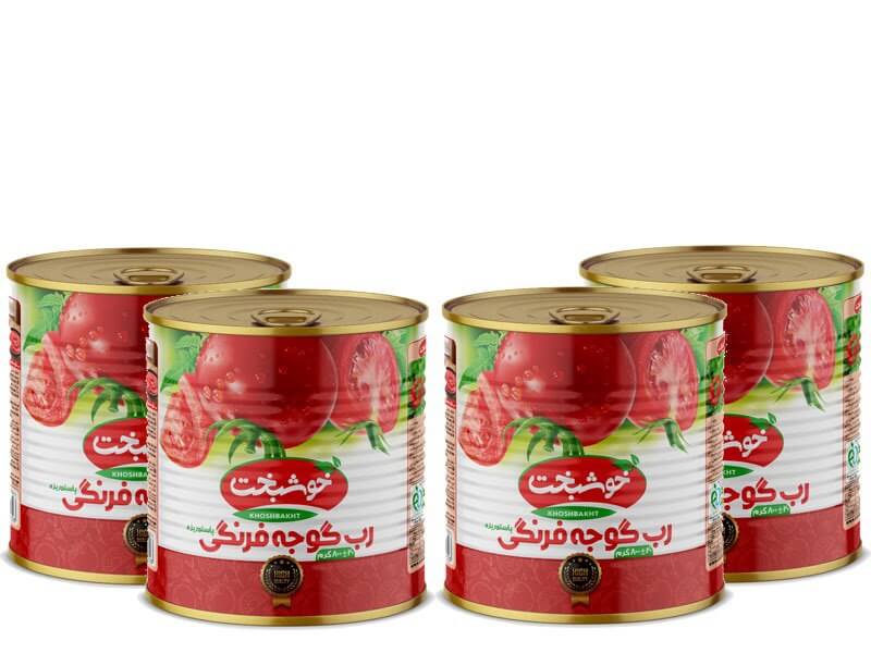 خرید رب گوجه فرنگی خوشبخت قیمت عمده
