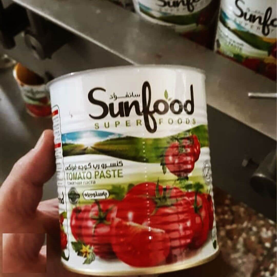 خرید رب گوجه فرنگی سانفود قیمت عمده