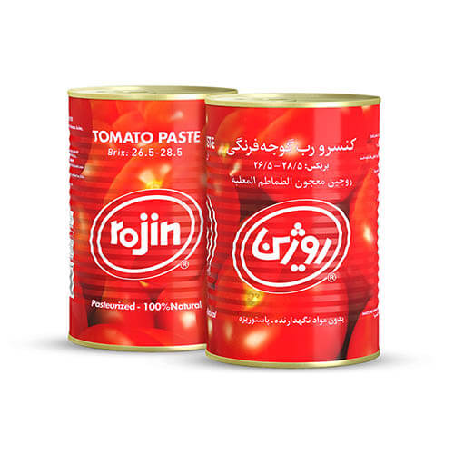 خرید رب گوجه فرنگی روژین قیمت عمده