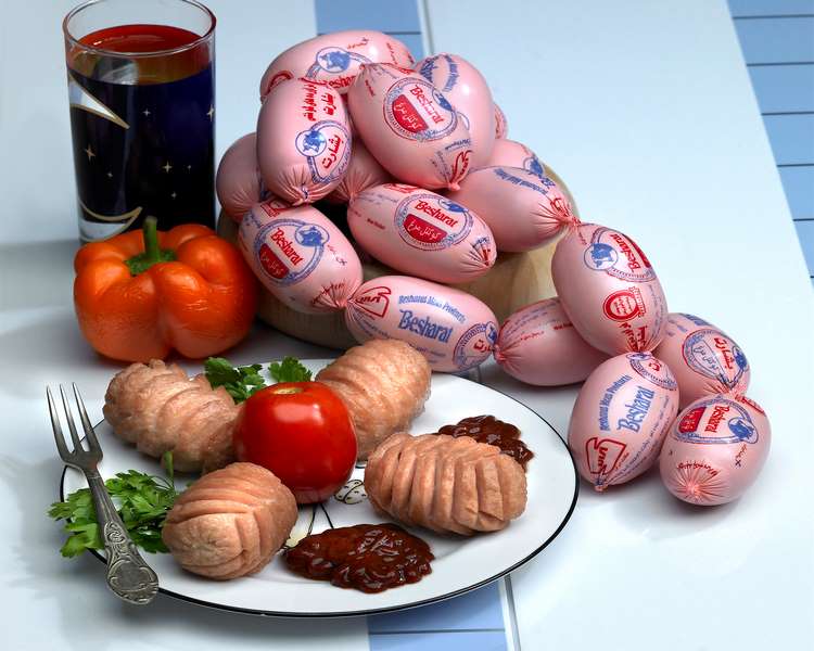 خرید سوسیس ، هات داگ و کوکتل بشارت قیمت عمده