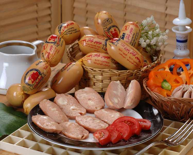 خرید سوسیس ، هات داگ و کوکتل بشارت قیمت عمده