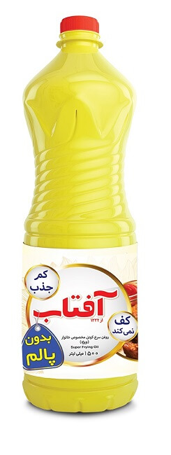 خرید روغن سویا و سرخ کردنی از برند آفتاب و خروس