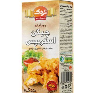خرید پودر سوخاری و چیکن استریپس تردک قیمت عمده