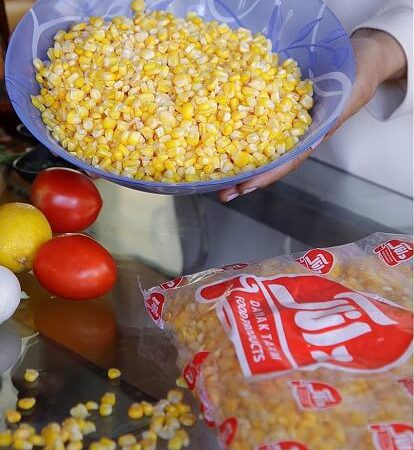 خرید ذرت منجمد و کنسروی ( نیمه آماده ) شیرین عمده