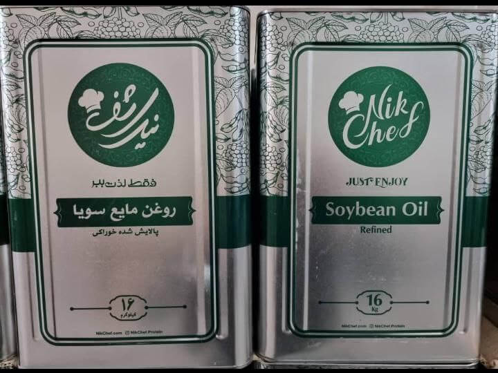 خرید روغن نیک شف سرخ کردنی و سویا عمده