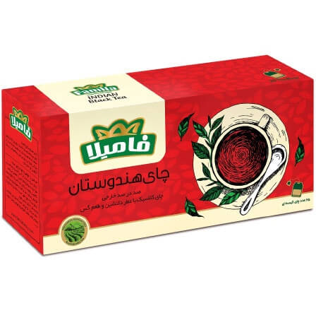 خرید چای فامیلا کیسه ای سیلان قیمت عمده