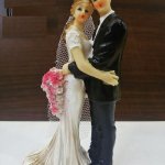 مجسمه عروس داماد روی کیک