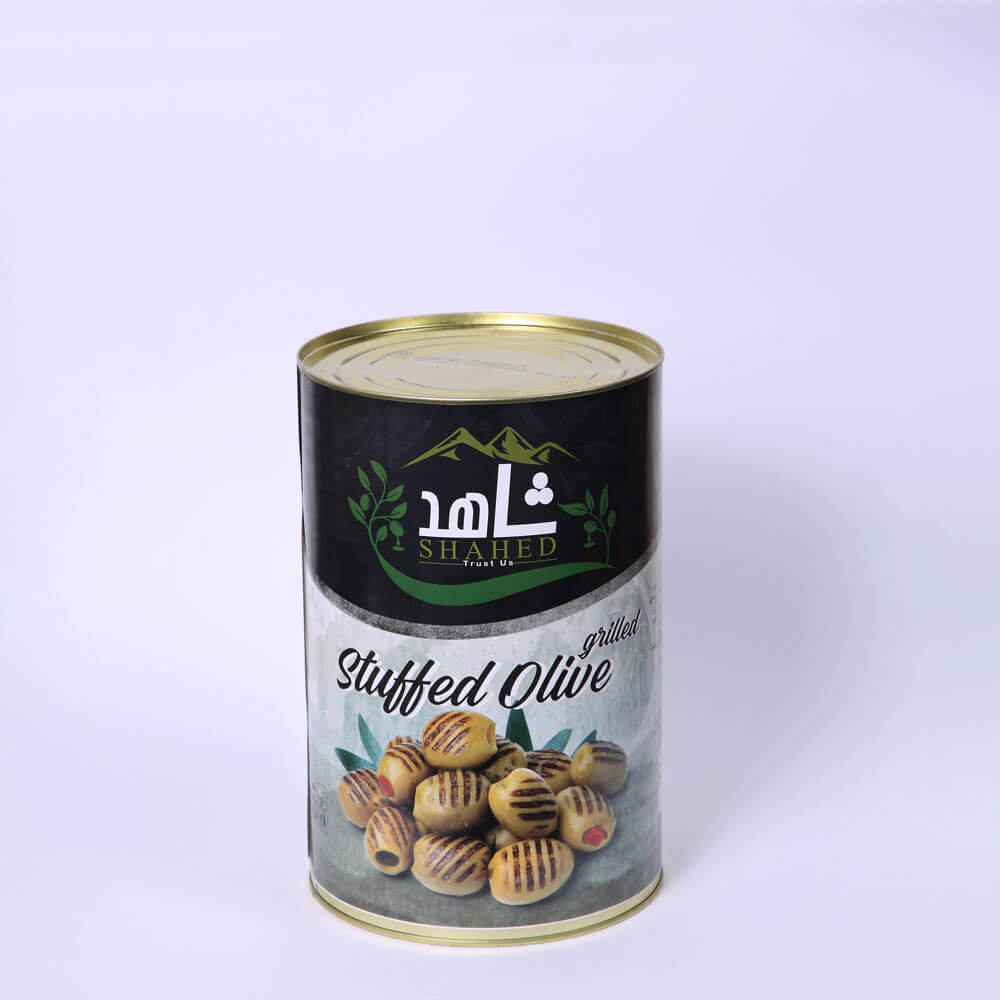 خرید زیتون کبابی ( گریل شده ) شرکتی کنسروی عمده